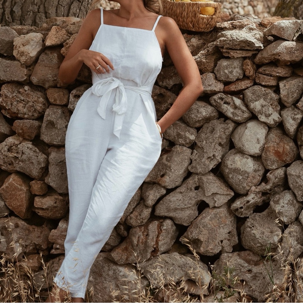NWT Olana Verano Jumpsuit White Size 2